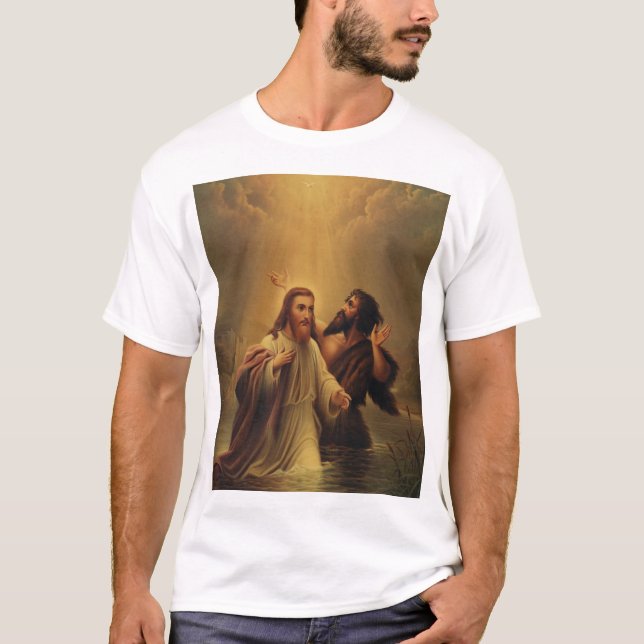 Camiseta Batismo de Jesus Cristo (Frente)