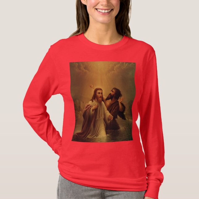 Camiseta Batismo de Jesus Cristo (Frente)