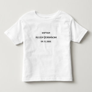 Camiseta Batismo de menino elegante