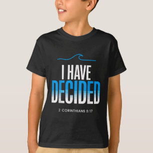 Camiseta Batismo Que Decidi Batizado