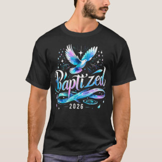 Camiseta Batizado 2026 Igreja de Batismo Cristão em Água