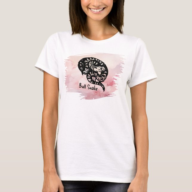 Camiseta Batizado de I Bite Bull Cobra a rosa (Frente)