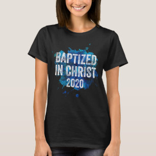Camiseta Batizado em Cristo 2020 Igreja Batismo Cristã C
