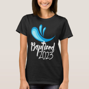 Camiseta Batizado em Cristo 2023 RCIA Batismo Católico de t