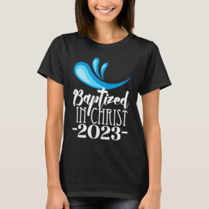 Camiseta Batizado em Cristo 2023 RCIA Batismo Católico de t
