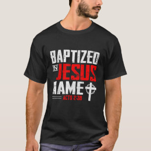 Camiseta Batizado Em Nome De Jesus Apenas Atua 2 38 Batismo