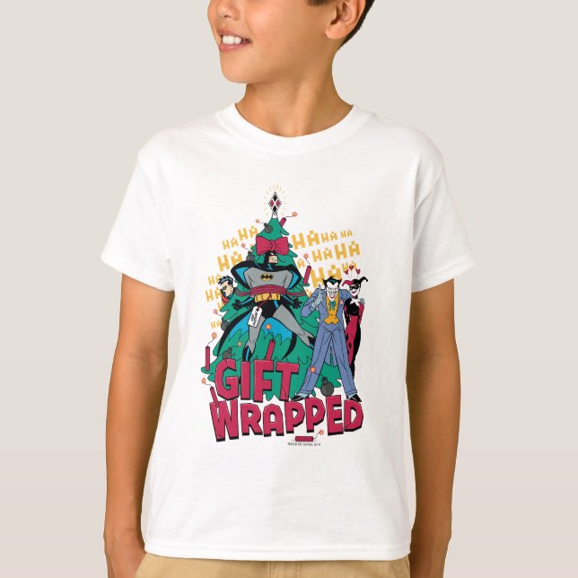 Camiseta Batman | Batman & Robin Gift Embalados Para XMas T (Frente)