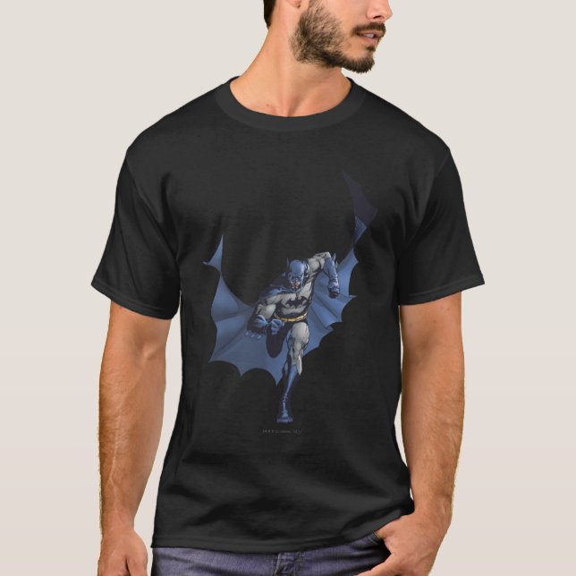 Camiseta Batman corre com cabo voador (Frente)