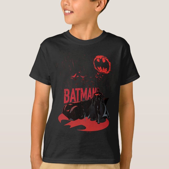 Camiseta Batman Crimson Rain (Frente)