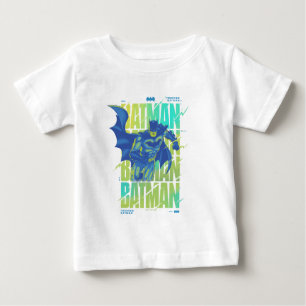 Camiseta Batman Elétrico A Correr Através Da Tipografia
