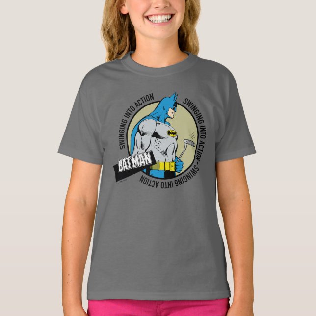 Camiseta Batman Golfing - Passando à Ação (Frente)