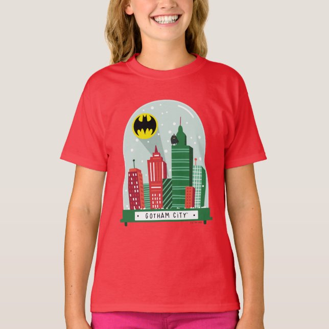 Camiseta Batman Gotham City™ Snow Globe Graphic (Frente)