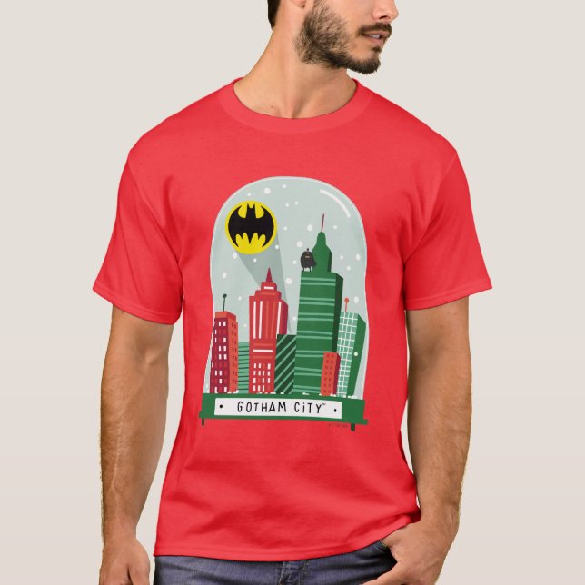 Camiseta Batman Gotham City™ Snow Globe Graphic (Frente)