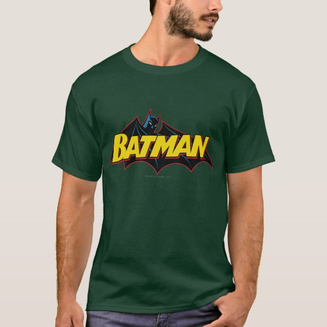 Camiseta Batman | Logotipo antigo da escola (Frente)