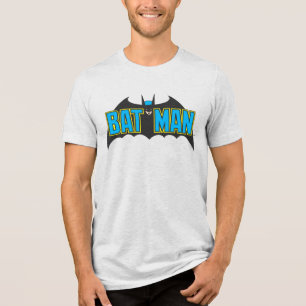 Camiseta Batman Logotipo azul de vinheta