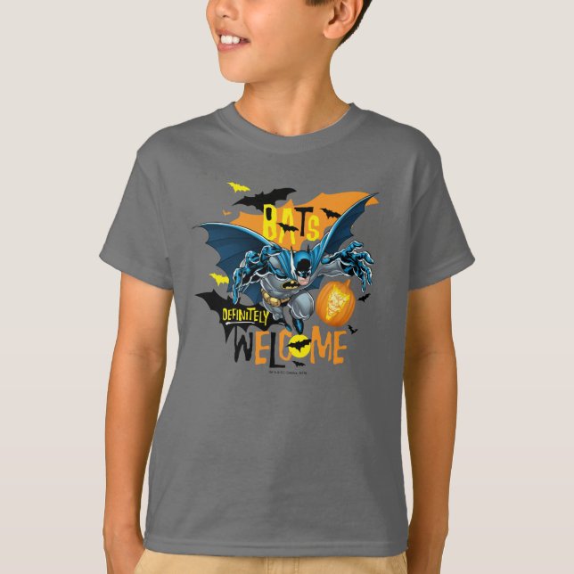 Camiseta Batman | Logotipo inspirado no Halloween (Frente)