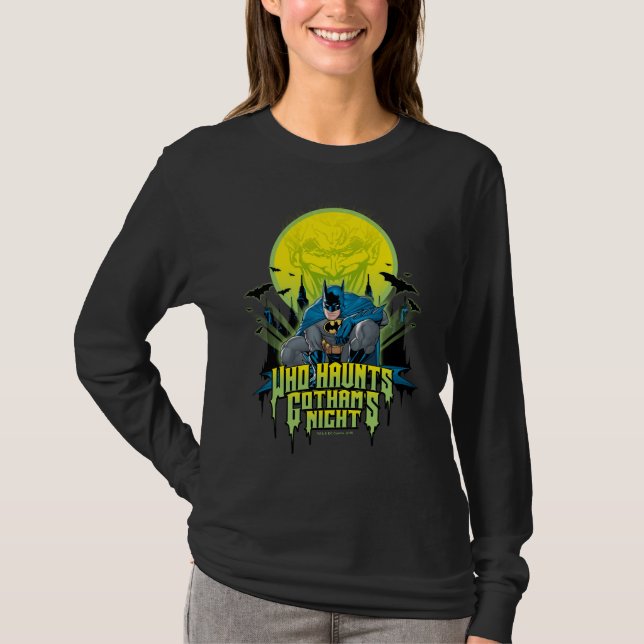 Camiseta Batman | Quem Assola Gothams Night (Frente)