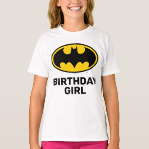 Camiseta Batman   Rapariga de aniversário
