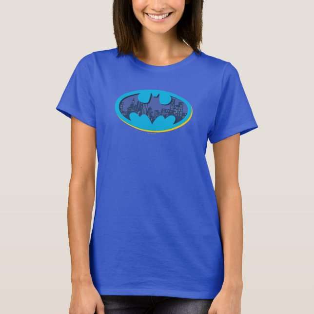 Camiseta Batman | Símbolo da cidade de Arkham (Frente)