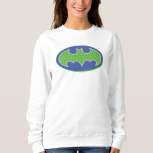 Camiseta Batman Símbolo roxo e verde
