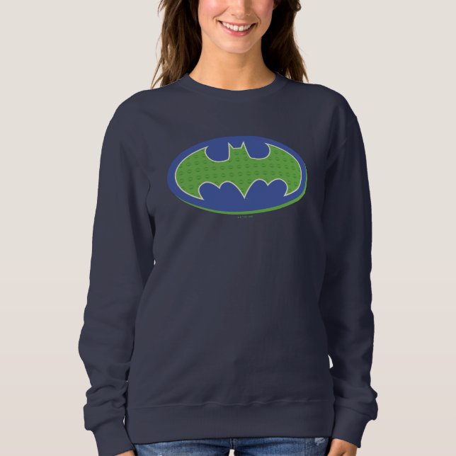 Camiseta Batman | Símbolo roxo e verde (Frente)