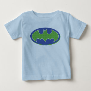 Camiseta Batman   Símbolo roxo e verde