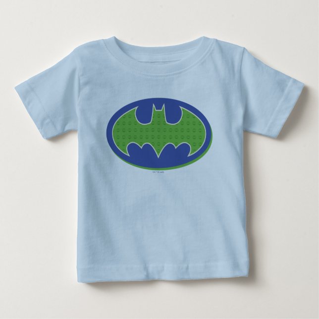 Camiseta Batman | Símbolo roxo e verde (Frente)