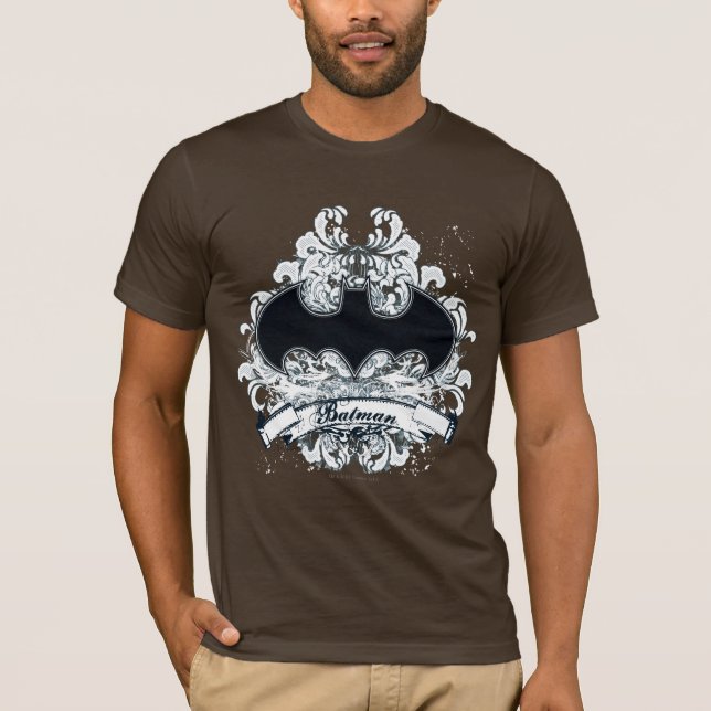 Camiseta Batman Vintage Urban Grunge (Frente)