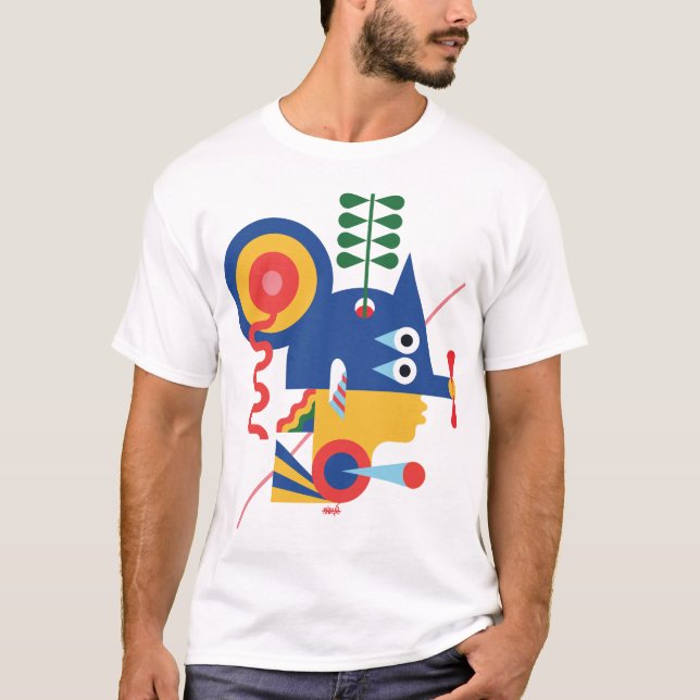 Camiseta Batmouse3 - Awahab Artista oficial Merch (Frente)