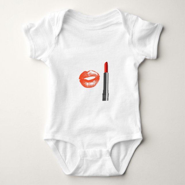 Camiseta batom e lábios (Frente)