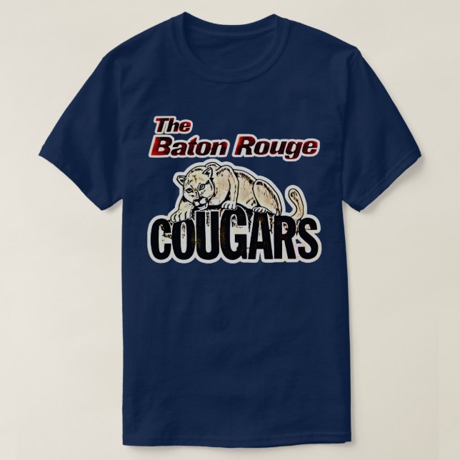 Camiseta Baton Rouge Cougars Baseball (Frente do Design)