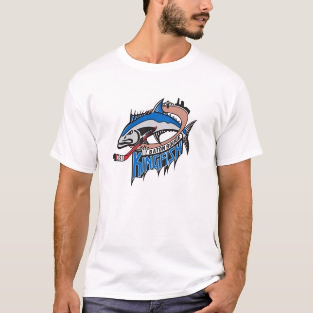 Camiseta Baton Rouge King Fish Vintage (Frente)