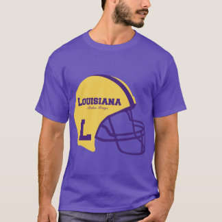 Camiseta Baton Rouge LA Helmet Sobredimensionado