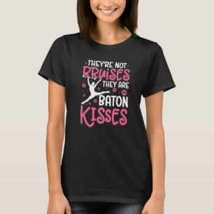 Camiseta Baton Twirler Majorette Twirling Girl Dance Baton