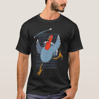 Camiseta Baton Twirling Ação de Graças Gift T Twirler Turqu