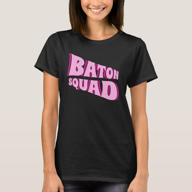 Camiseta Baton Twirling Squad Majorette 1 (Frente)