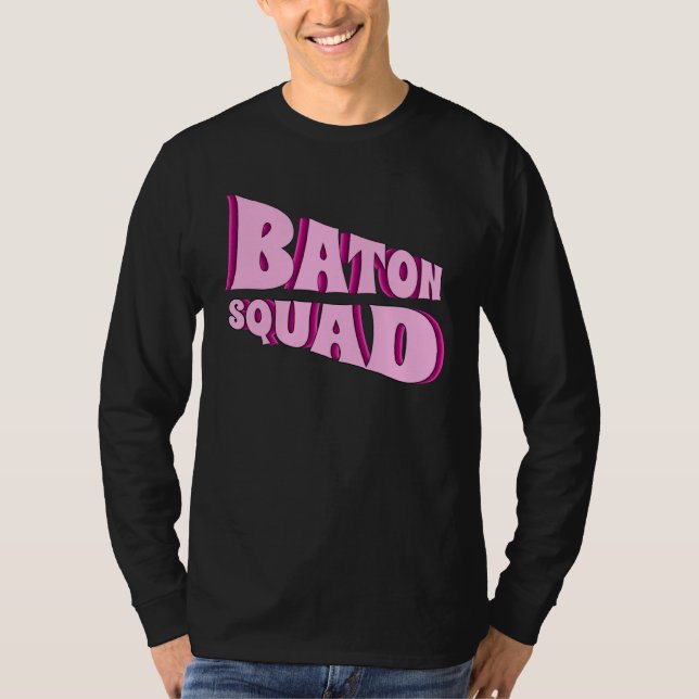 Camiseta Baton Twirling Squad Majorette  1 (Frente)