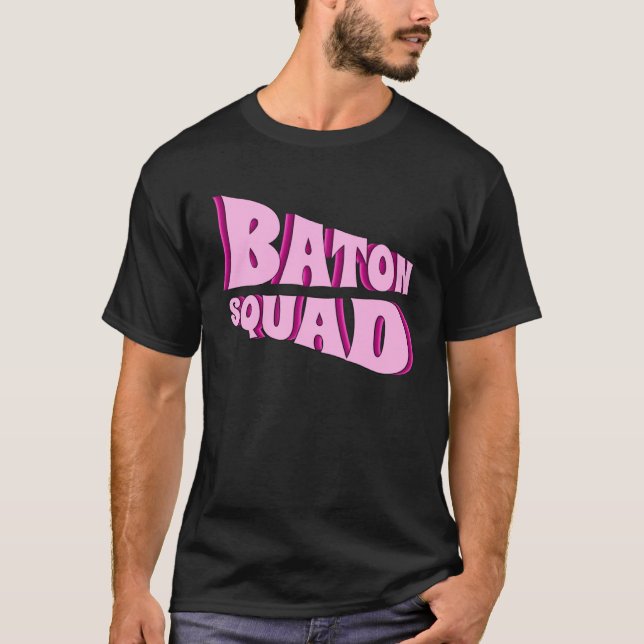 Camiseta Baton Twirling Squad Majorette  1 (Frente)