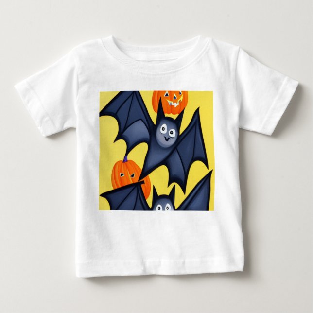 Camiseta Bats e Pumpkins (Frente)