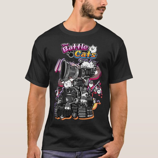 Camiseta Battle Cats - Torre de Cerco (Frente)