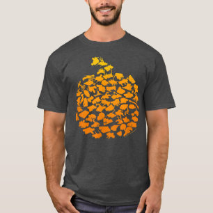 Camiseta Battlebots Halloween Pumpkin Bot Collage 144