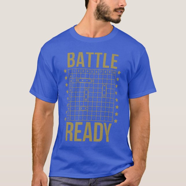Camiseta Battleship Battle Ready vintage (Frente)