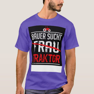 Camiseta Bauer sucht traktor black