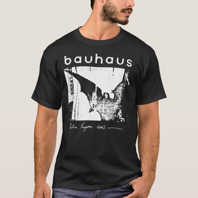 Camiseta Bauhaus - Bat Wings - Bela Lugosi&x27;s Dead Essen (Frente)