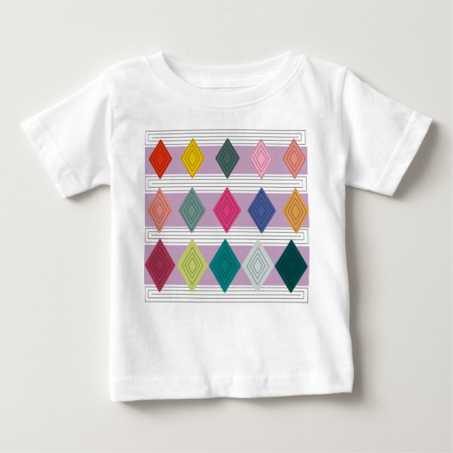 Camiseta Bauhaus Diamond Quilt (Frente)