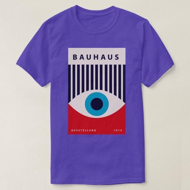Camiseta Bauhaus Eye Art (Frente do Design)