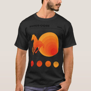 Camiseta Bauhaus Horse Core Orange