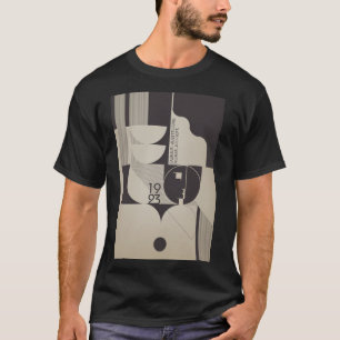 Camiseta Bauhaus inspirou padrão geométrico