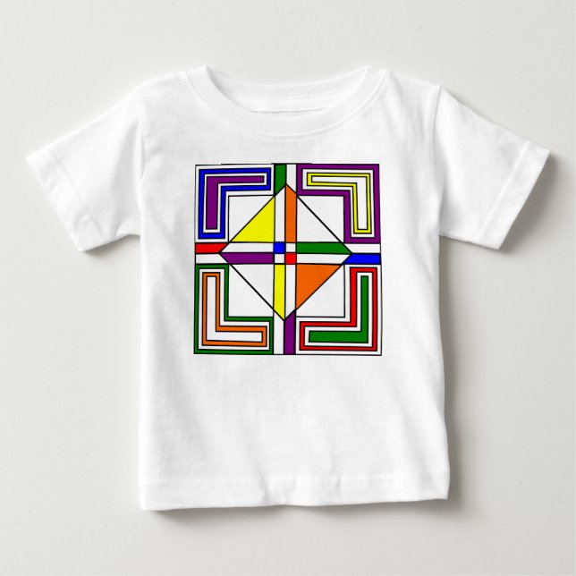 Camiseta Bauhaus StainGlass (Frente)