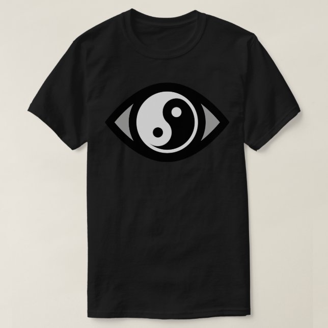 CAMISETA BAUHAUS YIN YANG EYE (Frente do Design)
